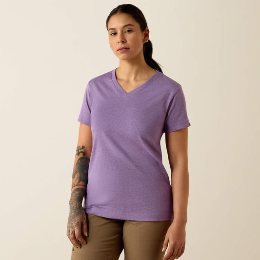 Ariat Customer Favorite Rebar Cotton Strong Standard V-Neck T-Shirt