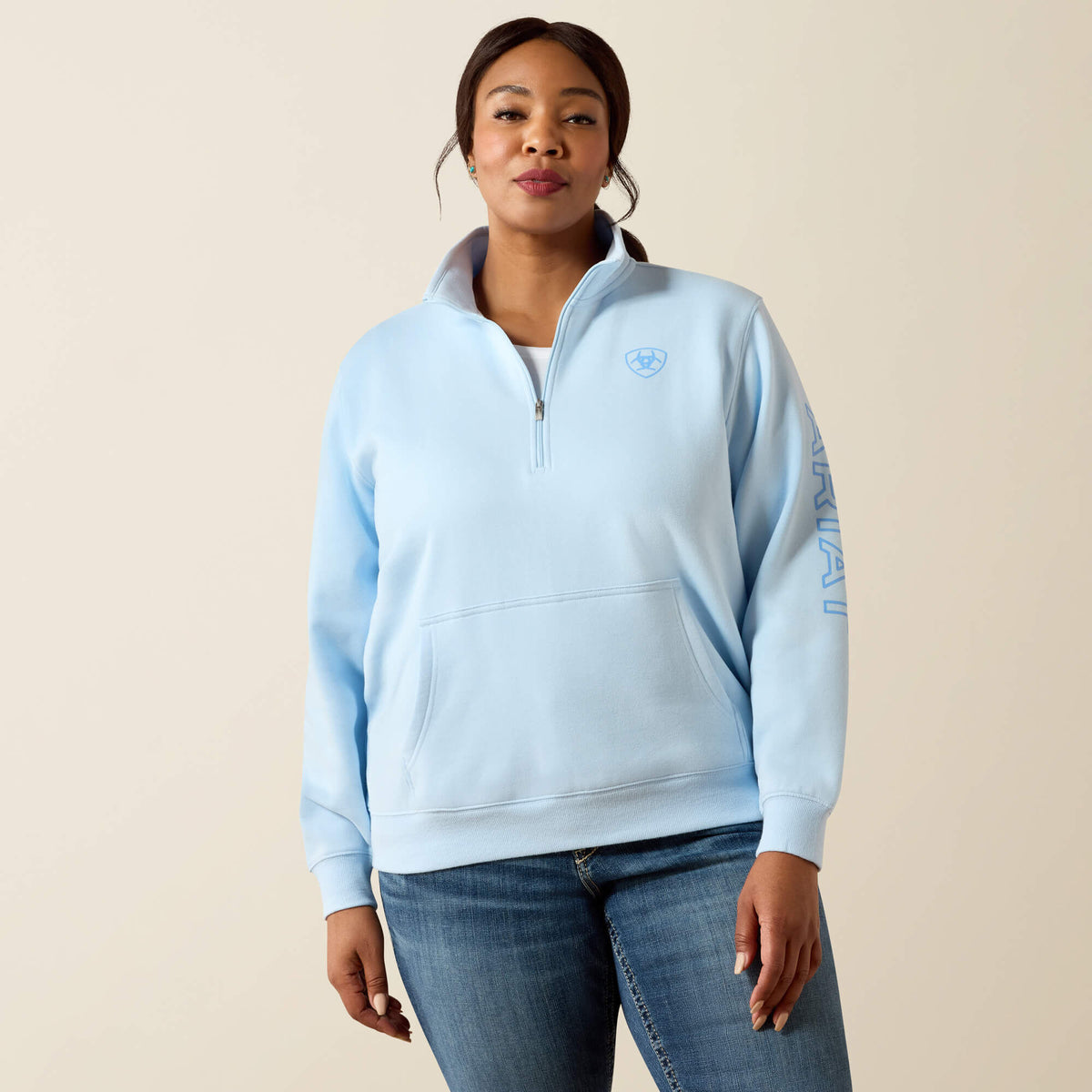 Ariat Everyday Foundation Logo 1/2 Zip Sweatshirt
