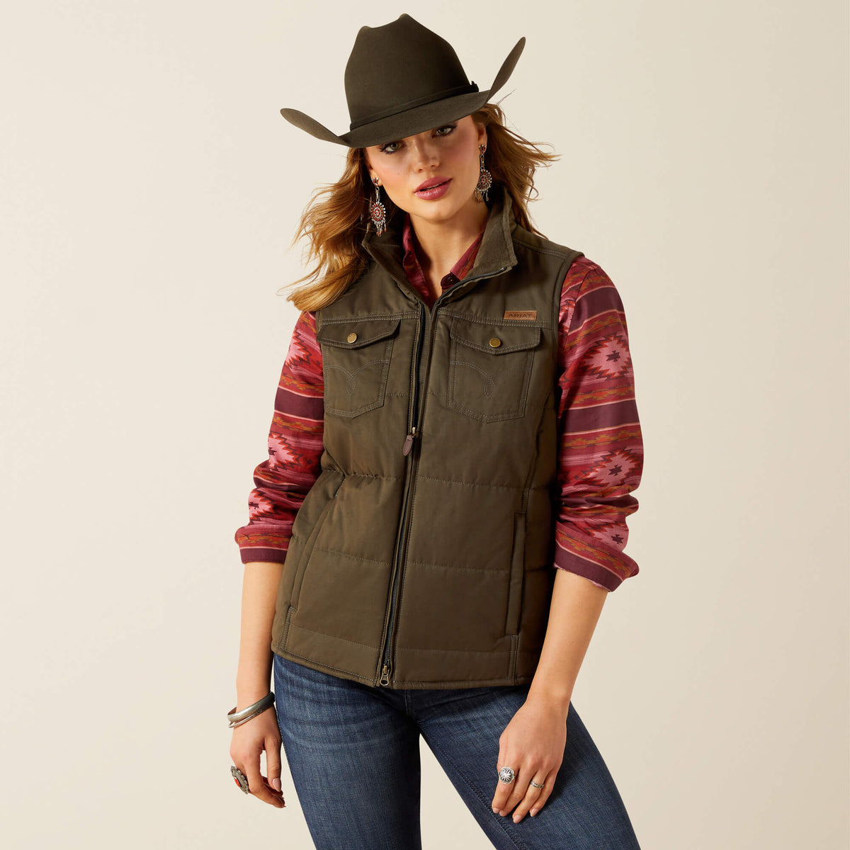 Ariat Hot Sale Grizzly Quilted Vest