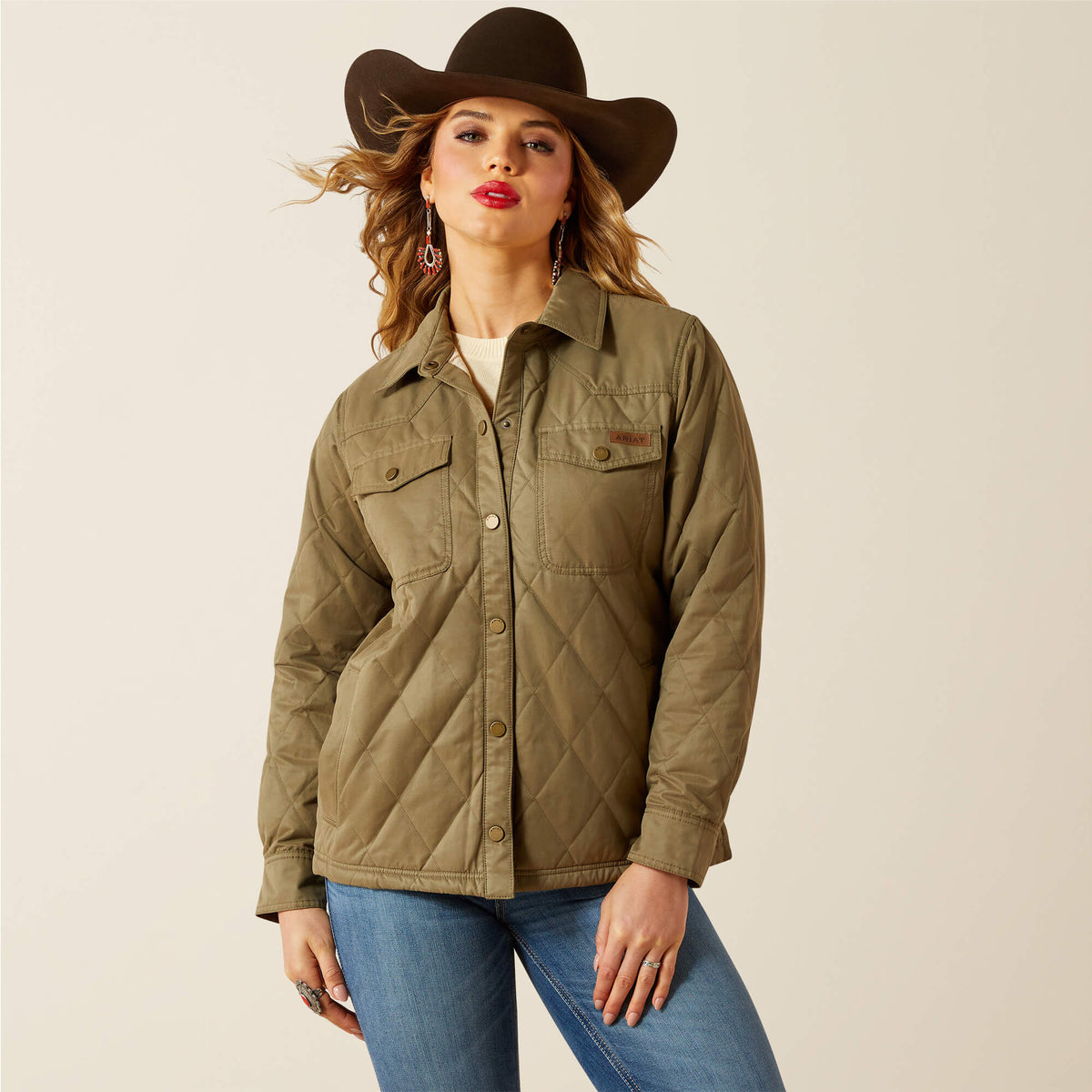 Ariat Great Value Grizzly Quilted Barn Jacket