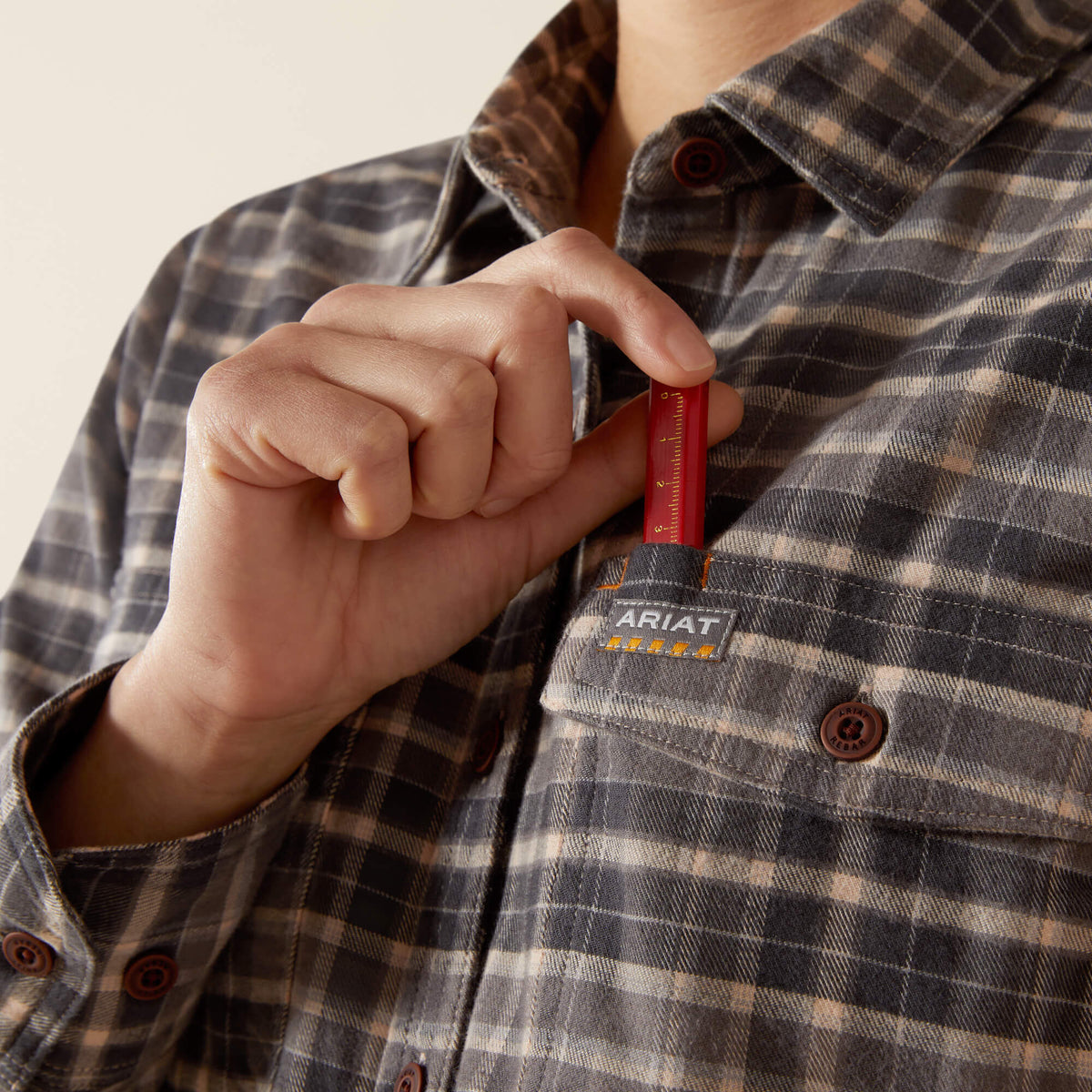 Ariat Trusted Rebar Flannel DuraStretch Work Shirt