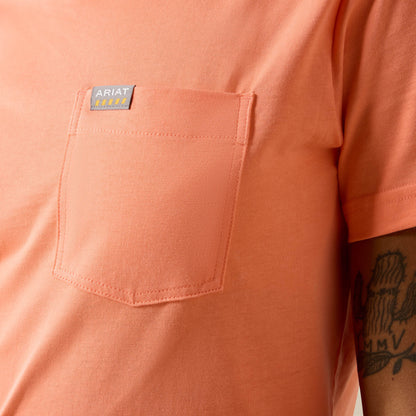 Ariat Signature Rebar Cotton Strong Anvil Logo T-Shirt