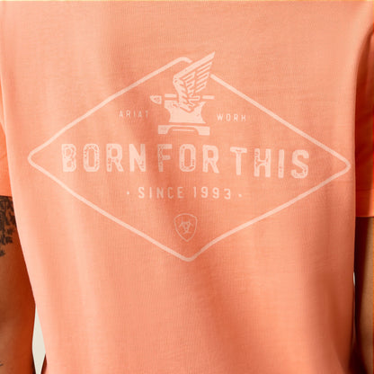 Ariat Signature Rebar Cotton Strong Anvil Logo T-Shirt