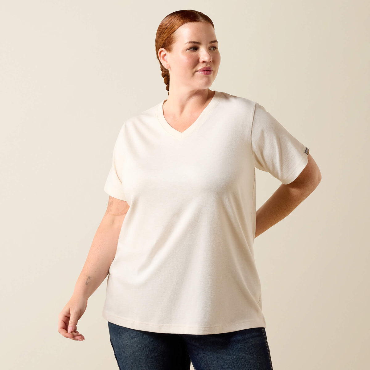 Ariat Latest Rebar Cotton Strong Standard V-Neck T-Shirt