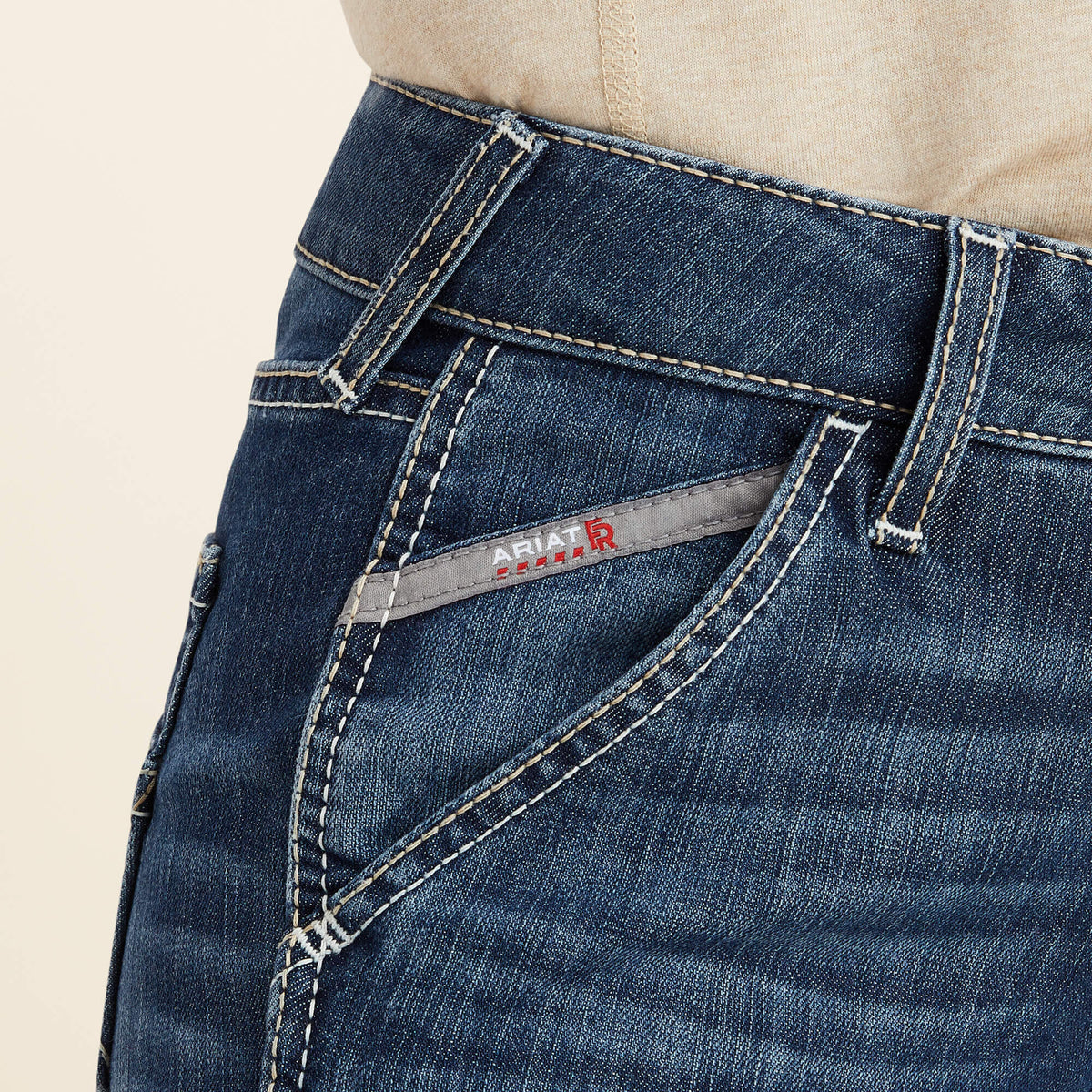 Ariat Popular FR Perfect Rise Perfect Rise DuraLight Stretch Cell Phone DuraStretch Straight Leg Jeans