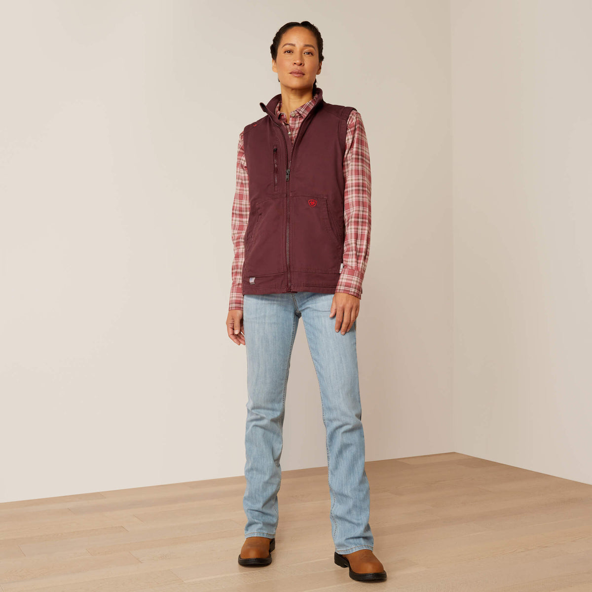 Ariat Deals FR DuraLight Cordura Canvas Vest
