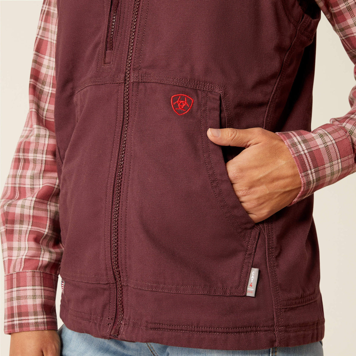 Ariat Deals FR DuraLight Cordura Canvas Vest