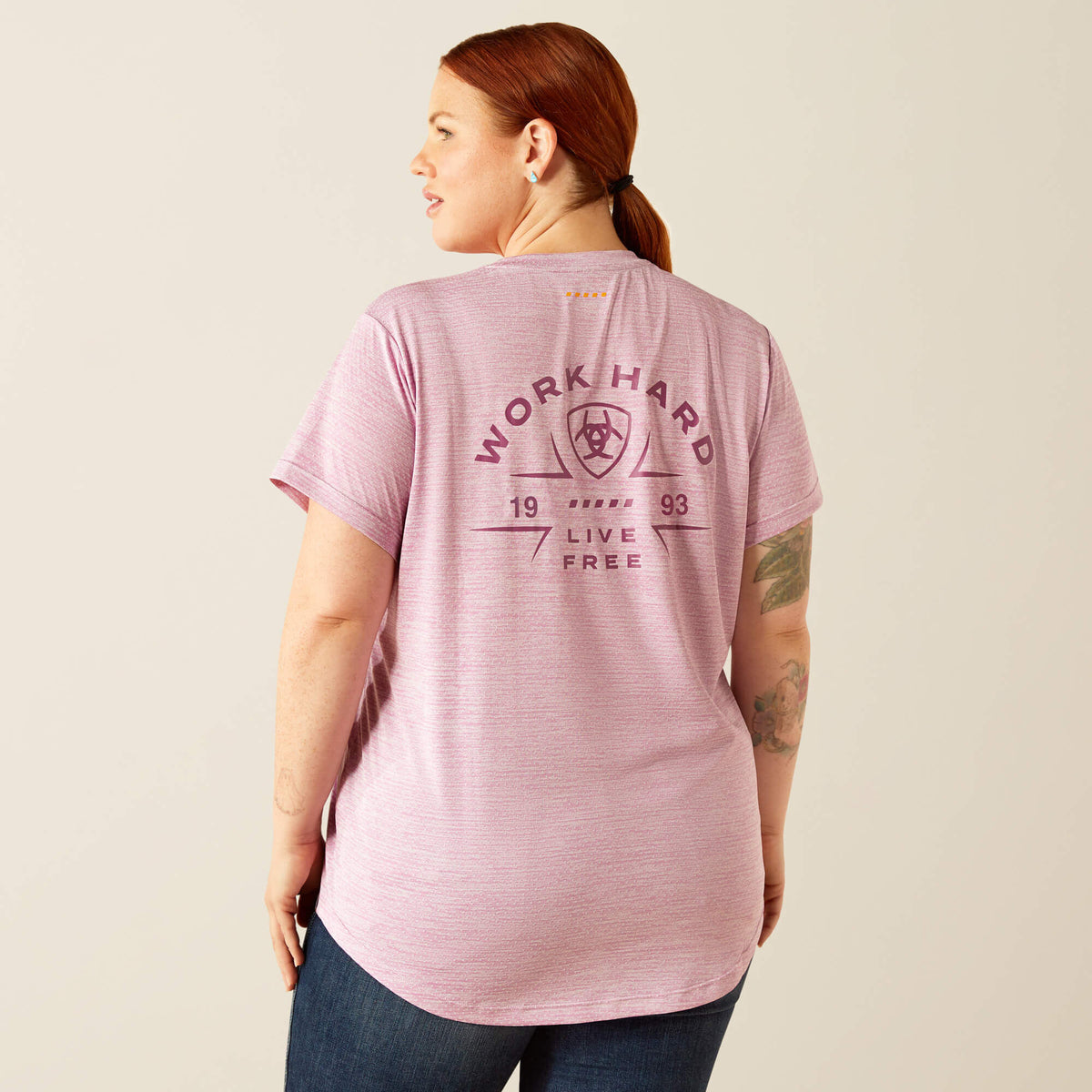 Ariat Exclusive Rebar Evolution Work Hard V-Neck T-Shirt