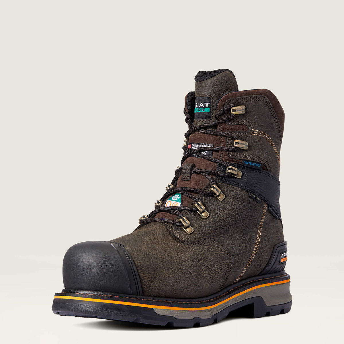 Ariat Best Seller Stump Jumper 8" CSA Glacier Grip Waterproof 600g Composite Toe Work Boot