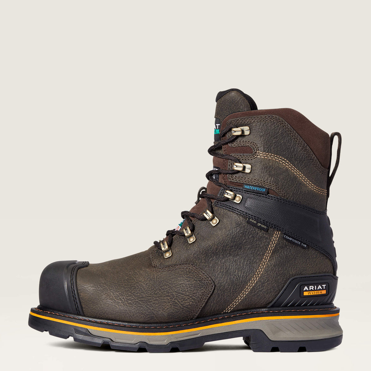 Ariat Best Seller Stump Jumper 8" CSA Glacier Grip Waterproof 600g Composite Toe Work Boot