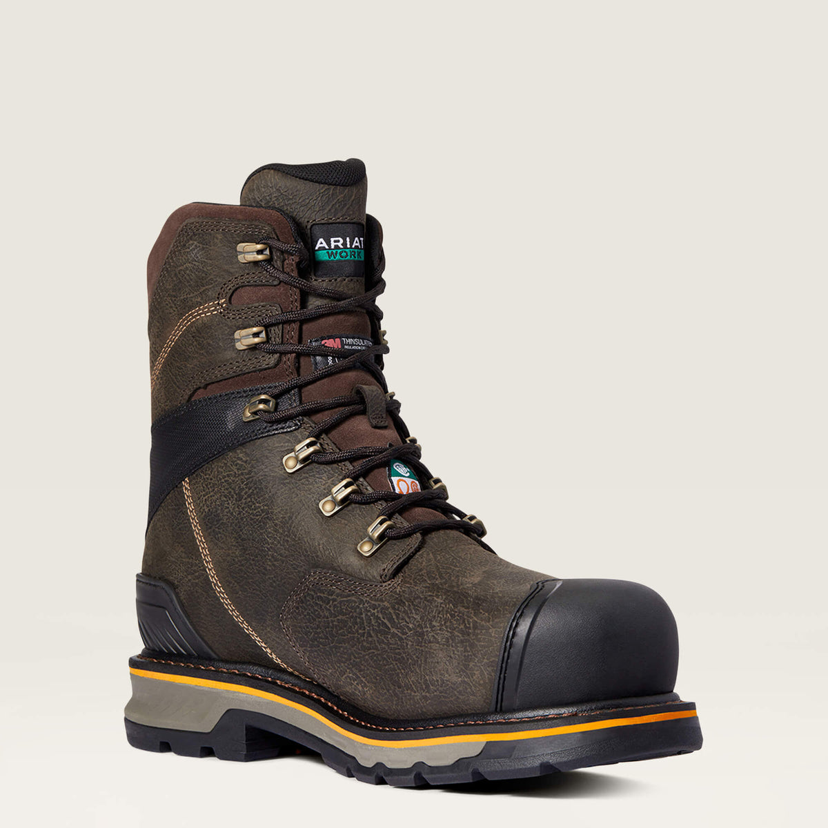 Ariat Best Seller Stump Jumper 8" CSA Glacier Grip Waterproof 600g Composite Toe Work Boot