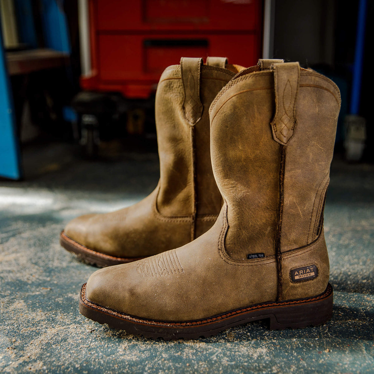 Ariat Value Activator Wide Square Toe Steel Toe Work Boot