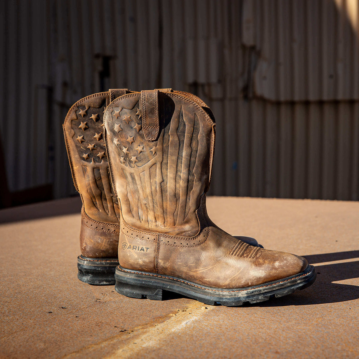 Ariat Customer Favorite Sierra Shock Shield Patriot Work Boot