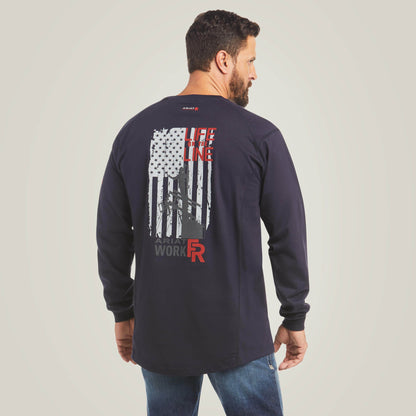 Ariat Deals FR Air Life on the Line Graphic Top