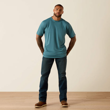 Ariat Signature Rebar Heat Fighter Textured Logo T-Shirt