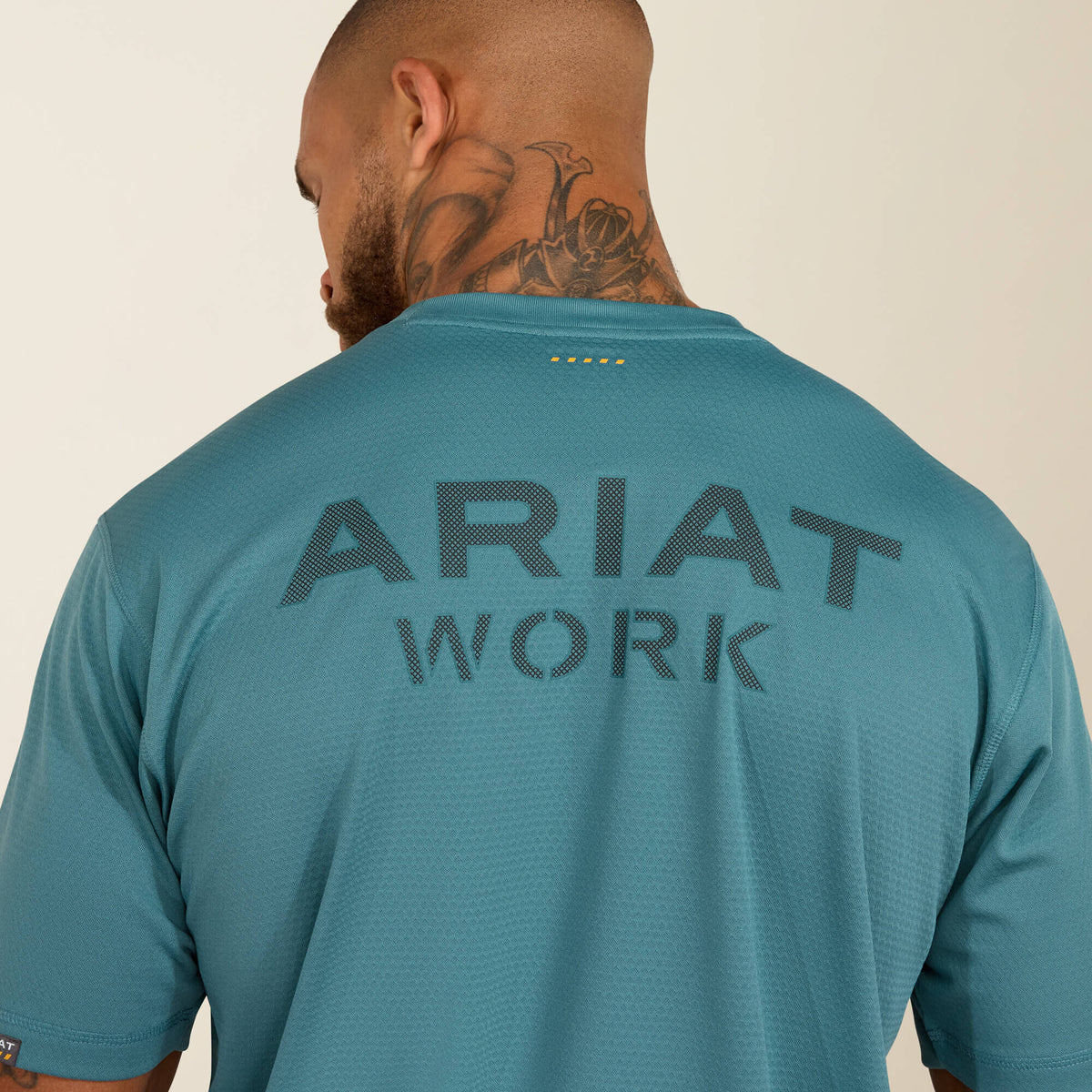 Ariat Signature Rebar Heat Fighter Textured Logo T-Shirt