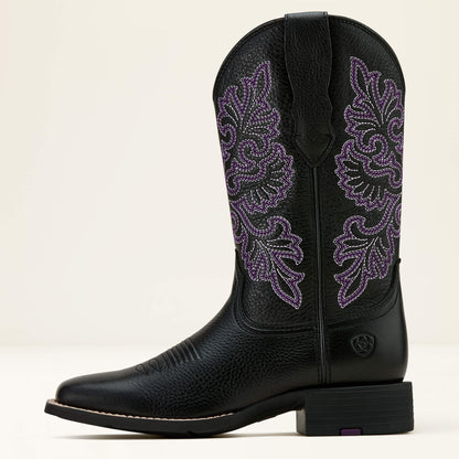 Ariat Quality Round Up StretchFit Wide Square Toe Western Boot