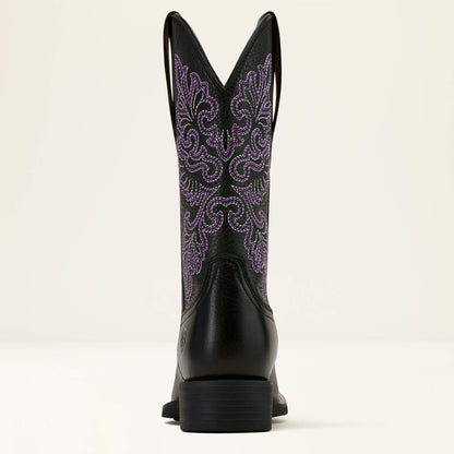 Ariat Quality Round Up StretchFit Wide Square Toe Western Boot