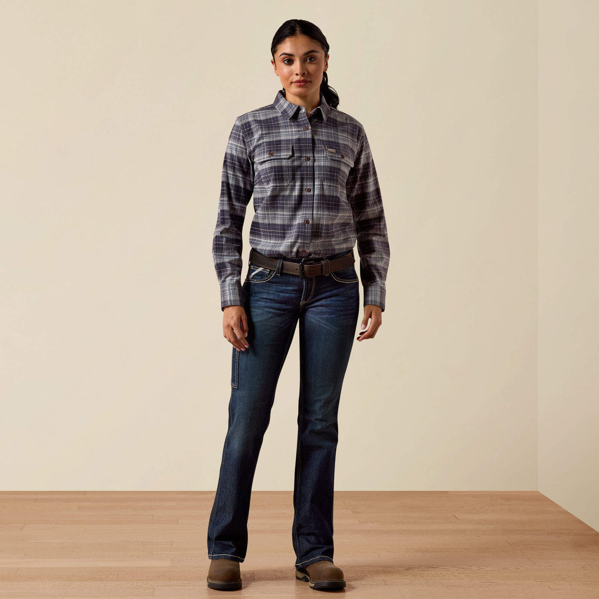 Ariat Best Price Rebar DuraStretch Flannel Tunic