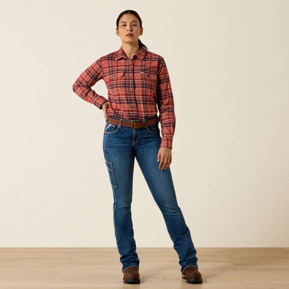 Ariat Essential Rebar DuraStretch Flannel Tunic