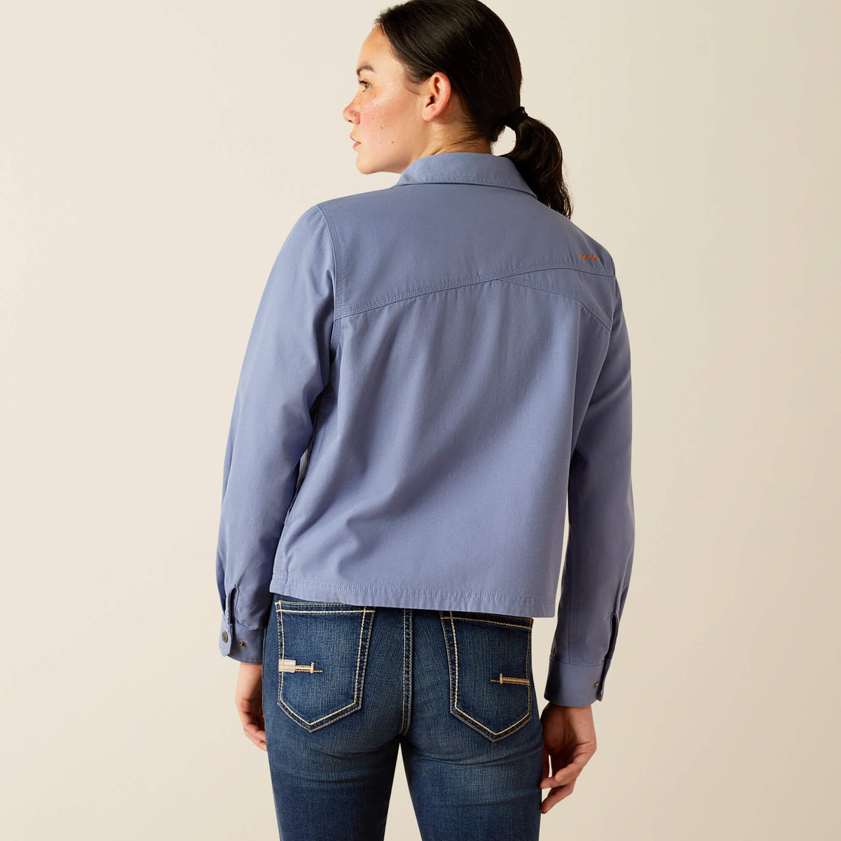Ariat Great Value Rebar Cropped Woven Shirt Jacket