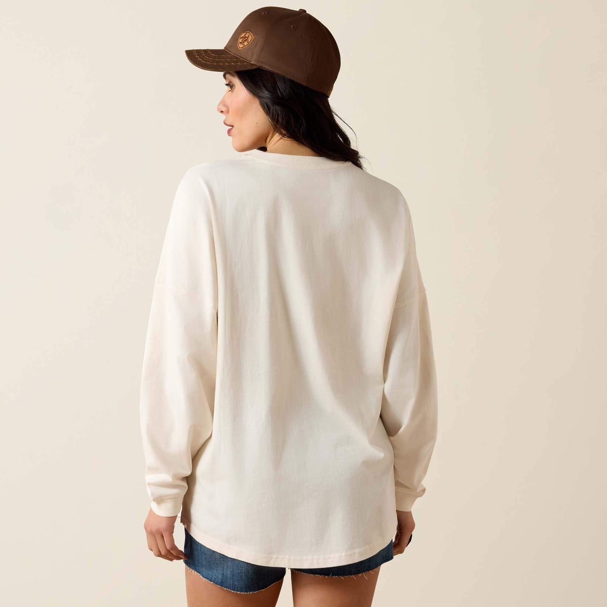 Ariat Premium Canvas Oversized Long Sleeve T-Shirt