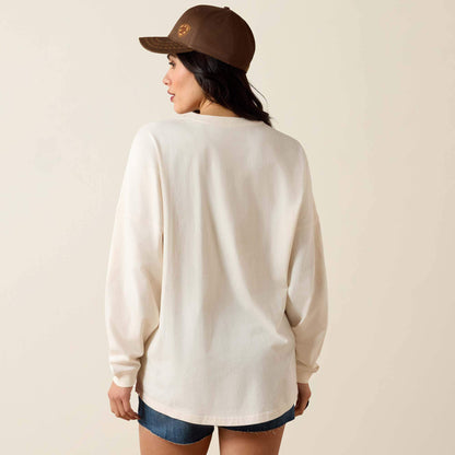 Ariat Premium Canvas Oversized Long Sleeve T-Shirt