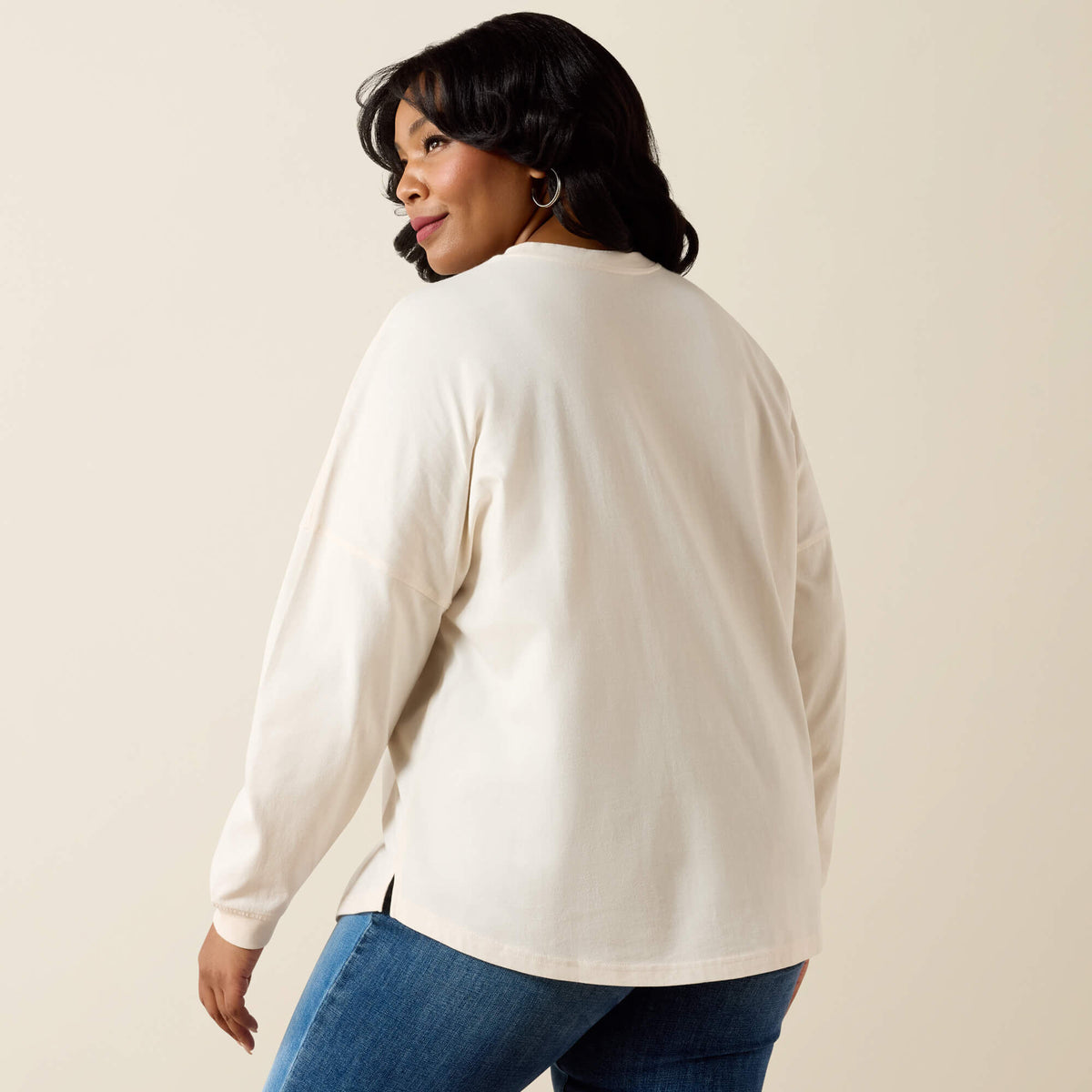 Ariat Premium Canvas Oversized Long Sleeve T-Shirt