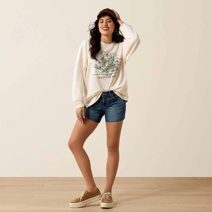 Ariat Premium Canvas Oversized Long Sleeve T-Shirt