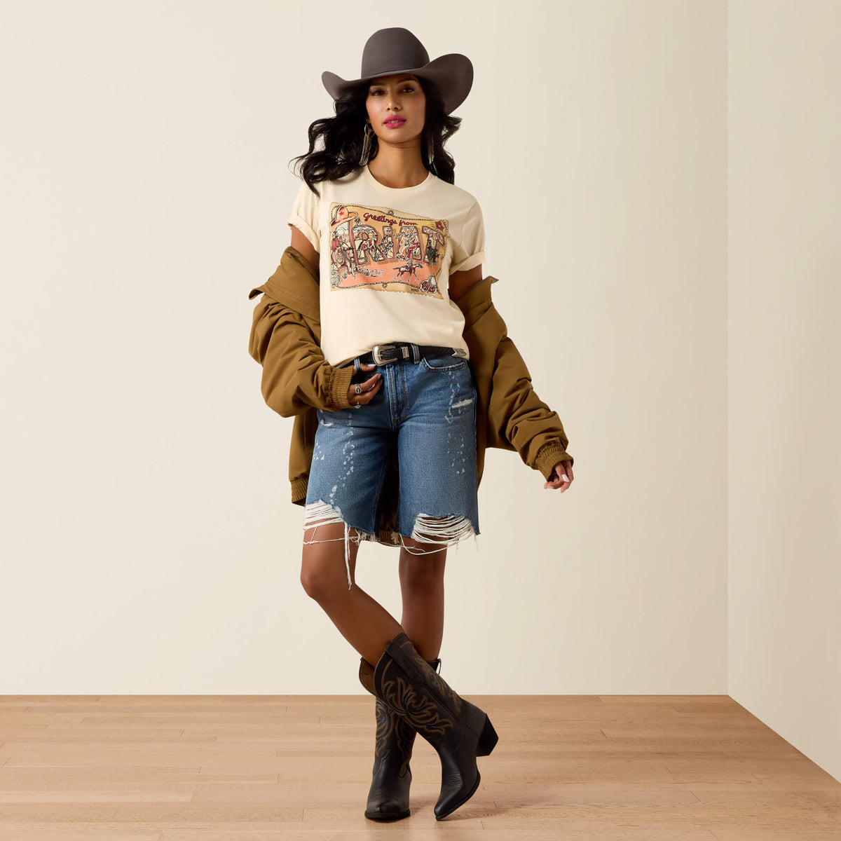 Ariat Trusted Ariat x XOXO Postcard T-Shirt