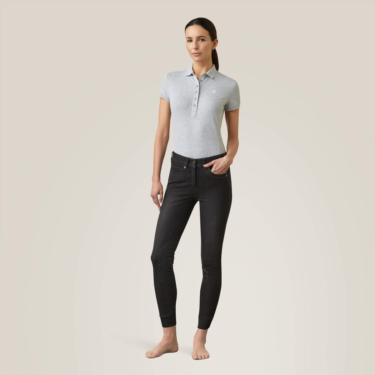 Ariat Hot Sale Halo B Denim Knee Patch Breech