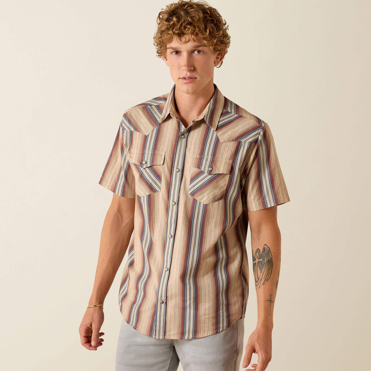 Ariat Featured Retro Haver Fitted Snap Shirt