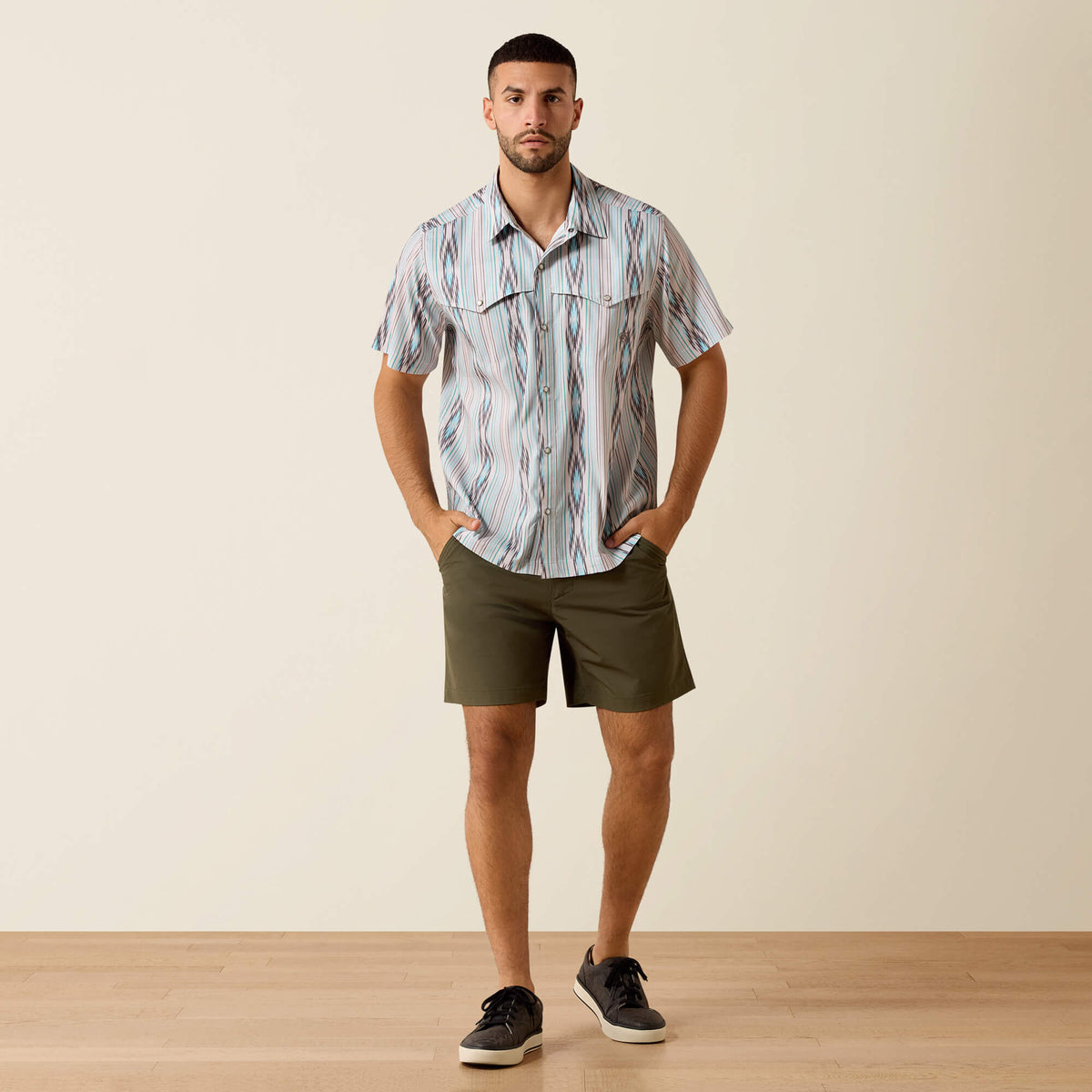 Ariat Essential Printed VentTEK Western Yoke Classic Fit Snap Shirt