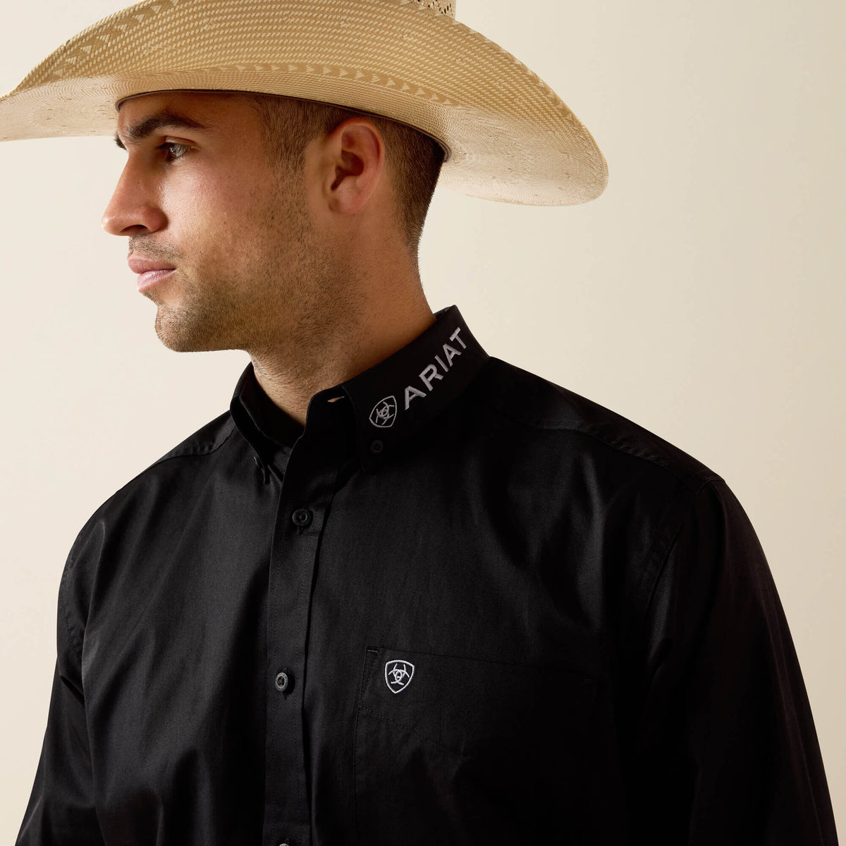 Ariat Hot Sale Team Logo Lightweight Twill Classic Fit Shirt