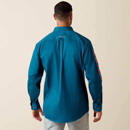 Ariat Hot Sale Team Logo Lightweight Twill Classic Fit Shirt