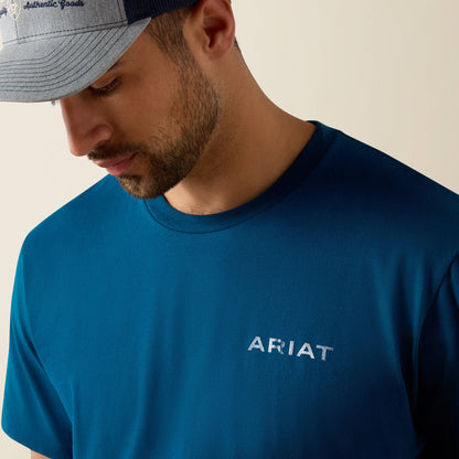 Ariat Latest Ariat Liquid Stamp Flag Classic Fit T-Shirt