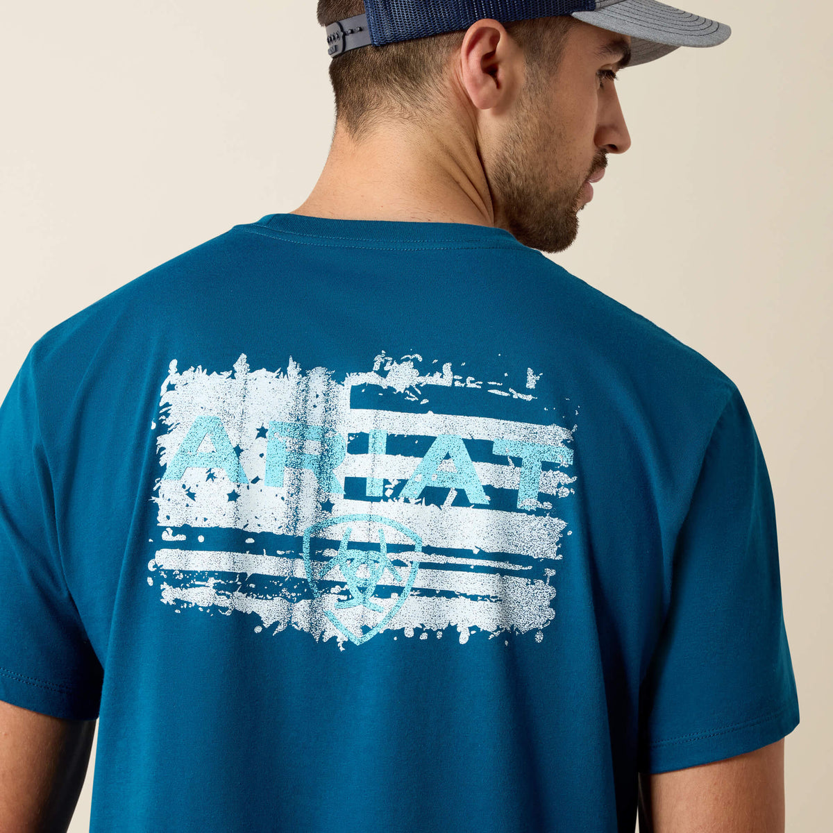 Ariat Latest Ariat Liquid Stamp Flag Classic Fit T-Shirt